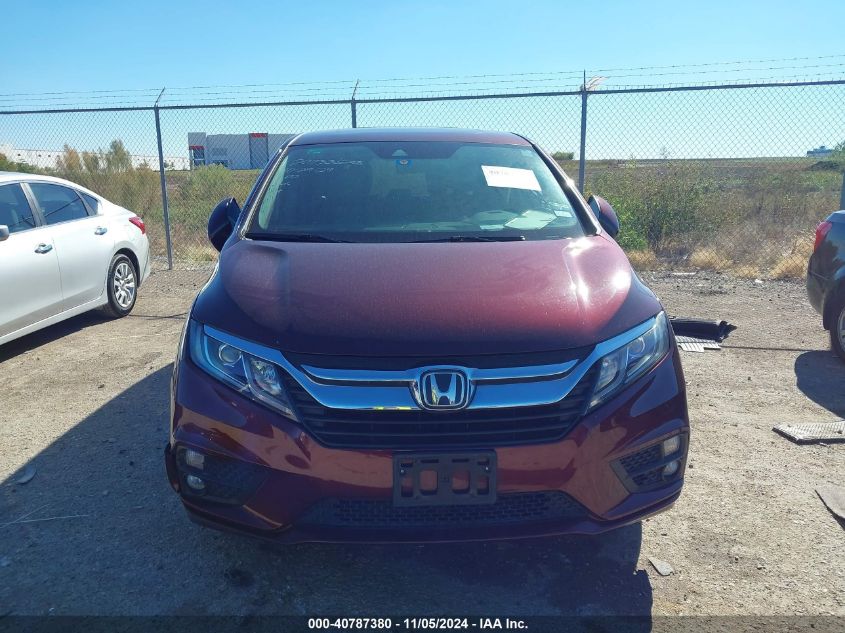 2019 Honda Odyssey Ex-L VIN: 5FNRL6H71KB086202 Lot: 40787380