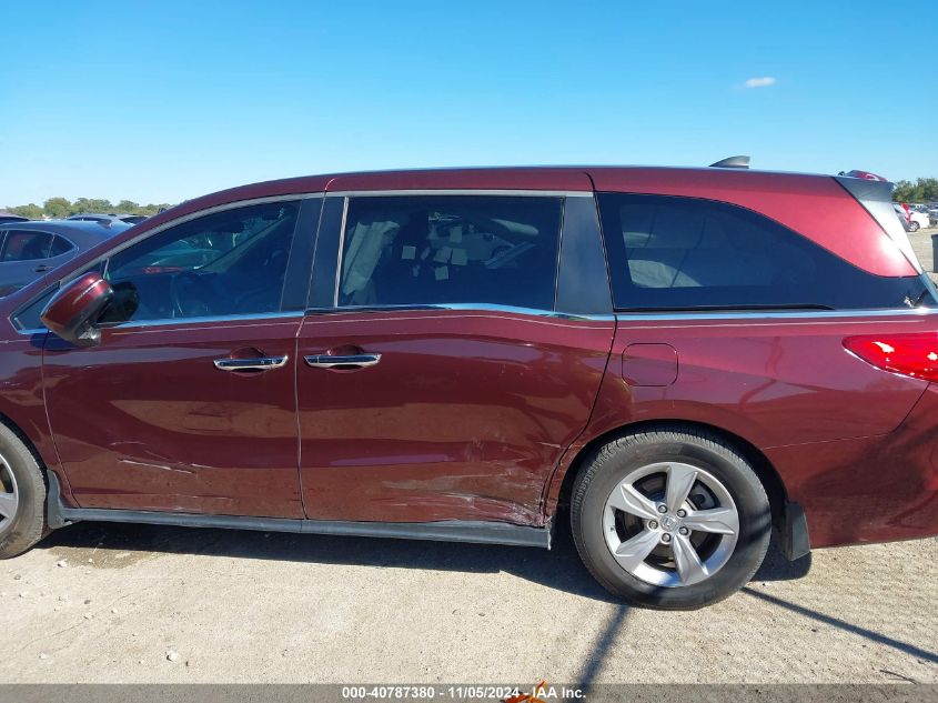 2019 Honda Odyssey Ex-L VIN: 5FNRL6H71KB086202 Lot: 40787380