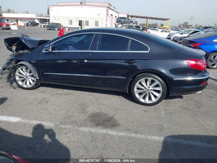 2012 Volkswagen Cc Sport VIN: WVWMP7AN0CE520402 Lot: 40787387