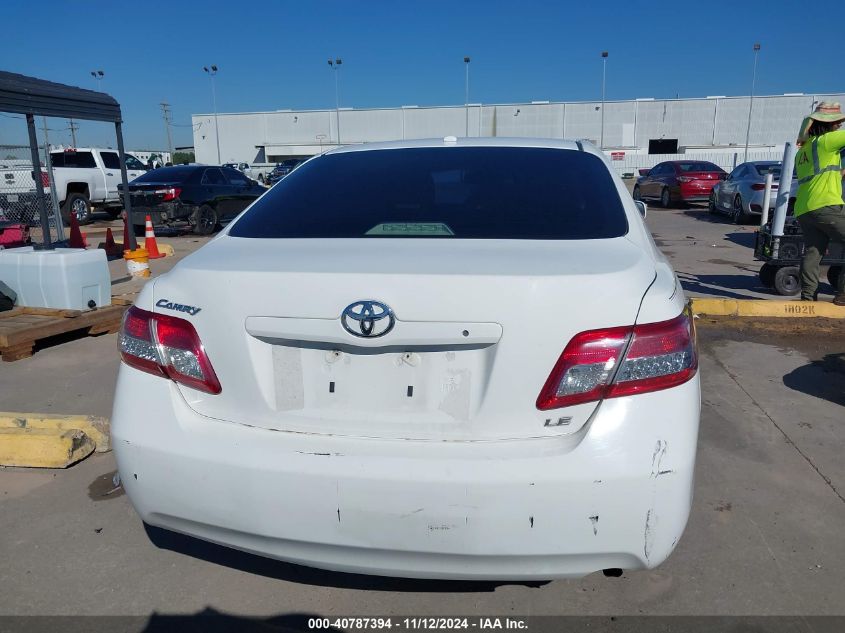 2010 Toyota Camry Le VIN: 4T4BF3EK6AR034846 Lot: 40787394