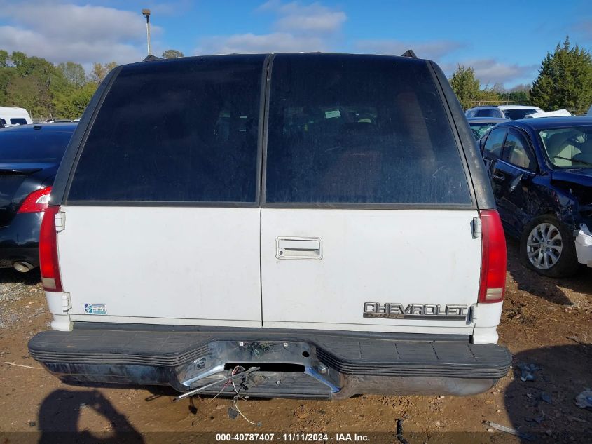 1999 Chevrolet Tahoe Ls VIN: 1GNEK13R9XJ407455 Lot: 40787407