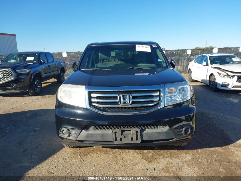 2013 Honda Pilot Lx VIN: 5FNYF3H22DB003370 Lot: 40787419