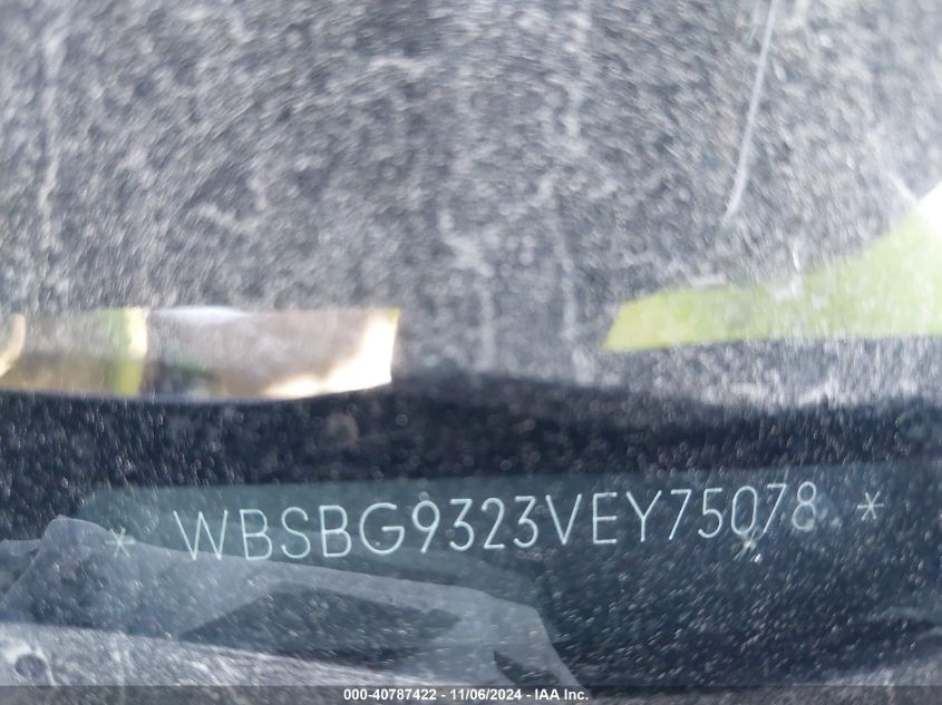 1997 BMW M3 VIN: WBSBG9323VEY75078 Lot: 40787422