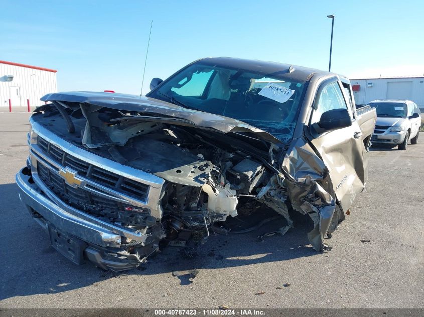 2014 Chevrolet Silverado 1500 2Lt VIN: 3GCUKREC5EG343389 Lot: 40787423