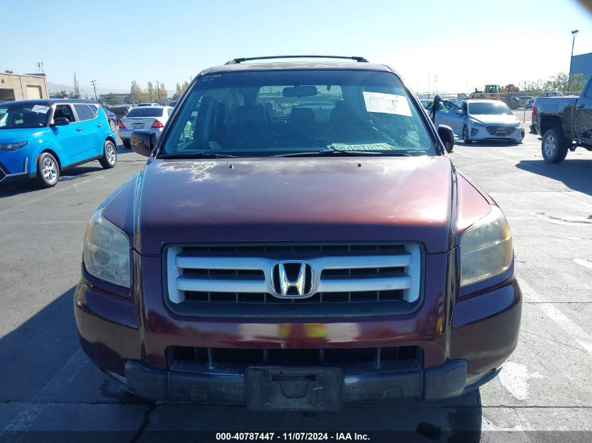 2007 Honda Pilot Ex-L VIN: 5FNYF18777B030911 Lot: 40787447