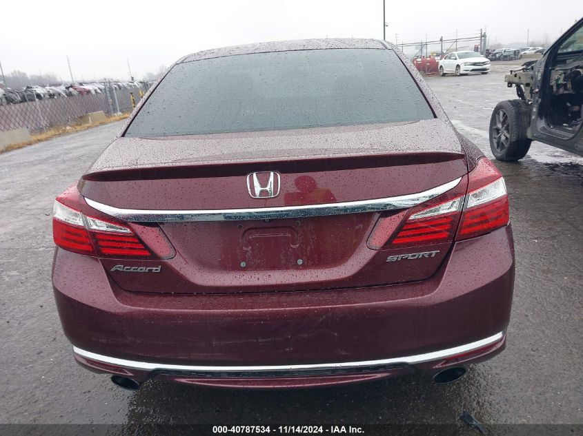 2017 Honda Accord Sport VIN: 1HGCR2F50HA280009 Lot: 40787534