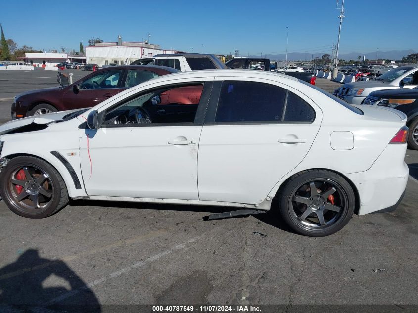 2012 Mitsubishi Lancer Evolution Mr VIN: JA32W5FV3CU009679 Lot: 40787549