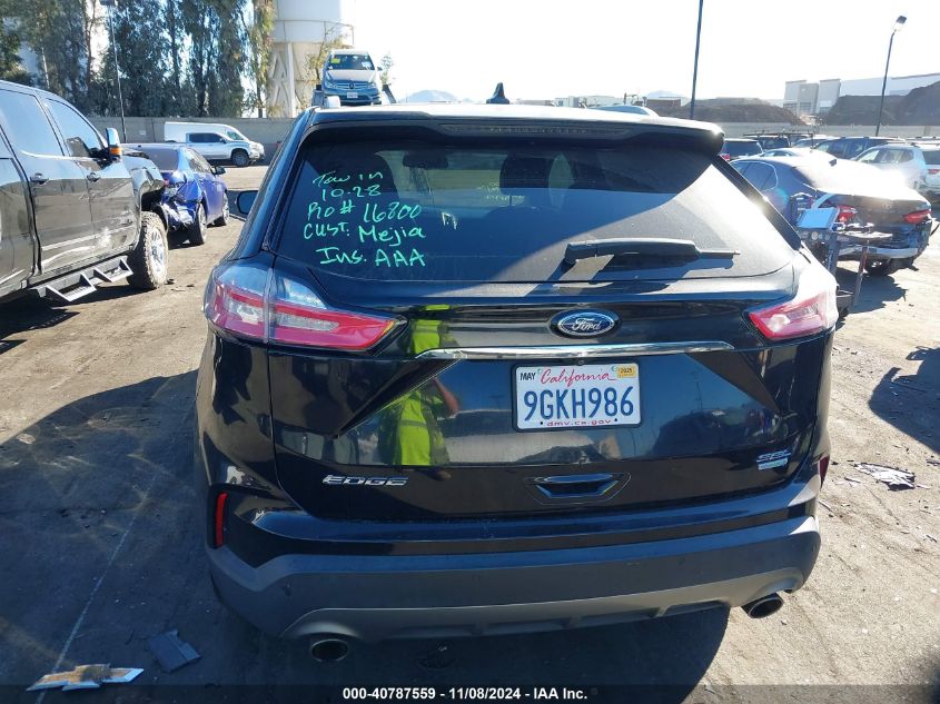 2019 Ford Edge Sel VIN: 2FMPK3J90KBB89897 Lot: 40787559