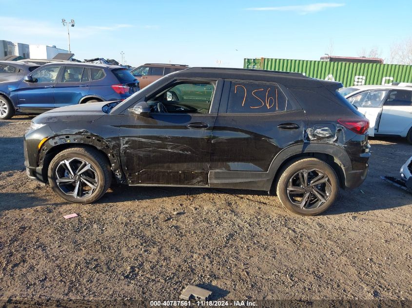 2022 Chevrolet Trailblazer Fwd Rs VIN: KL79MTSL3NB081881 Lot: 40787561