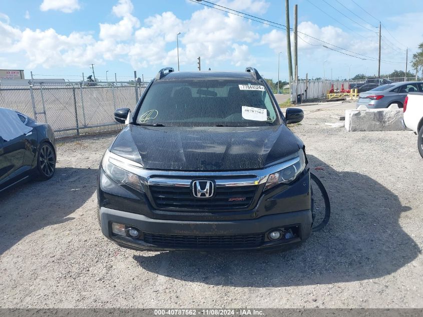 2019 Honda Ridgeline Sport VIN: 5FPYK3F18KB045360 Lot: 40787562