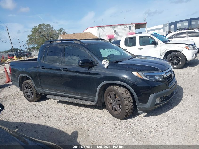 2019 Honda Ridgeline Sport VIN: 5FPYK3F18KB045360 Lot: 40787562