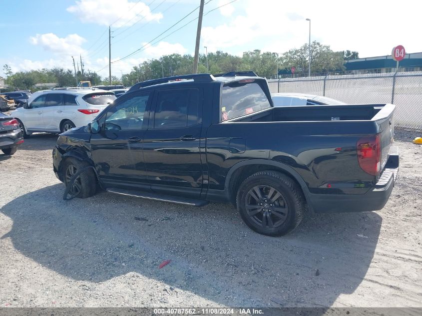 2019 Honda Ridgeline Sport VIN: 5FPYK3F18KB045360 Lot: 40787562