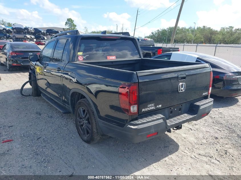 VIN 5FPYK3F18KB045360 2019 Honda Ridgeline, Sport no.3