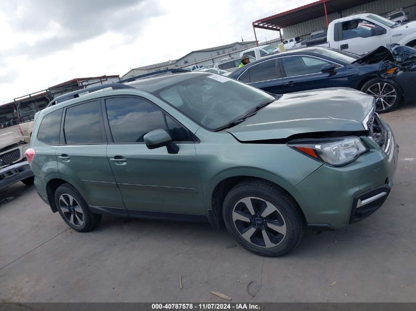 2018 Subaru Forester 2.5I Premium VIN: JF2SJAGC7JH413422 Lot: 40787578