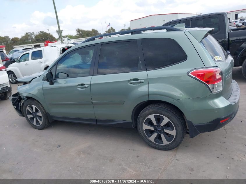 2018 Subaru Forester 2.5I Premium VIN: JF2SJAGC7JH413422 Lot: 40787578