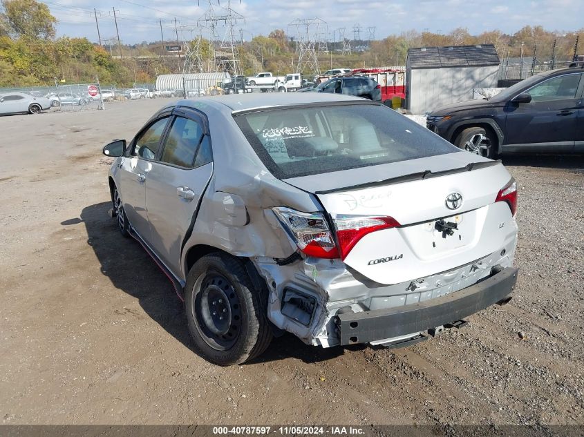 2016 Toyota Corolla Le VIN: 2T1BURHE1GC592980 Lot: 40787597