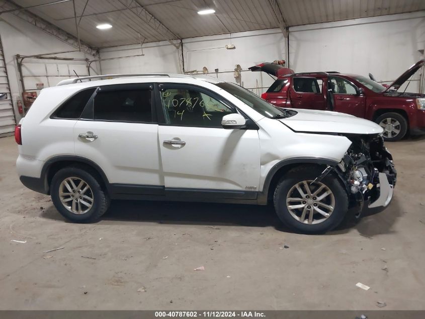 2014 Kia Sorento Lx VIN: 5XYKTCA6XEG488640 Lot: 40787602