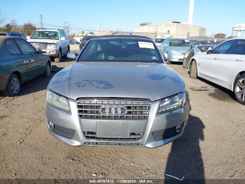 2011 Audi A5 2.0T Premium VIN: WAUVFAFH2BN007915 Lot: 40787610