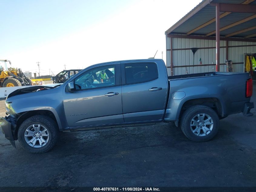 2021 Chevrolet Colorado 4Wd Short Box Lt VIN: 1GCGTCEN6M1145636 Lot: 40787631