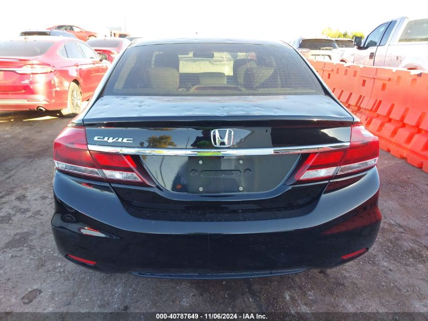 2015 Honda Civic Lx VIN: 2HGFB2F52FH512187 Lot: 40787649