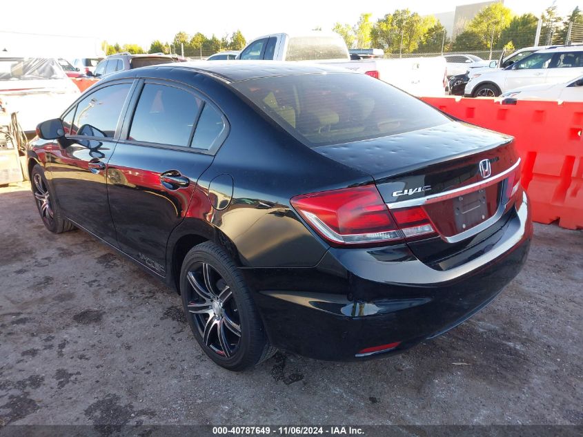 2015 Honda Civic Lx VIN: 2HGFB2F52FH512187 Lot: 40787649