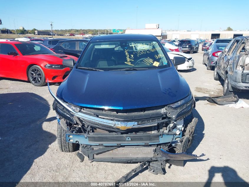 2022 Chevrolet Equinox Fwd Ls VIN: 3GNAXHEV4NS170646 Lot: 40787657