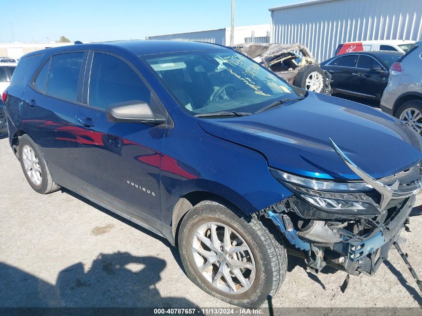 2022 Chevrolet Equinox Fwd Ls VIN: 3GNAXHEV4NS170646 Lot: 40787657