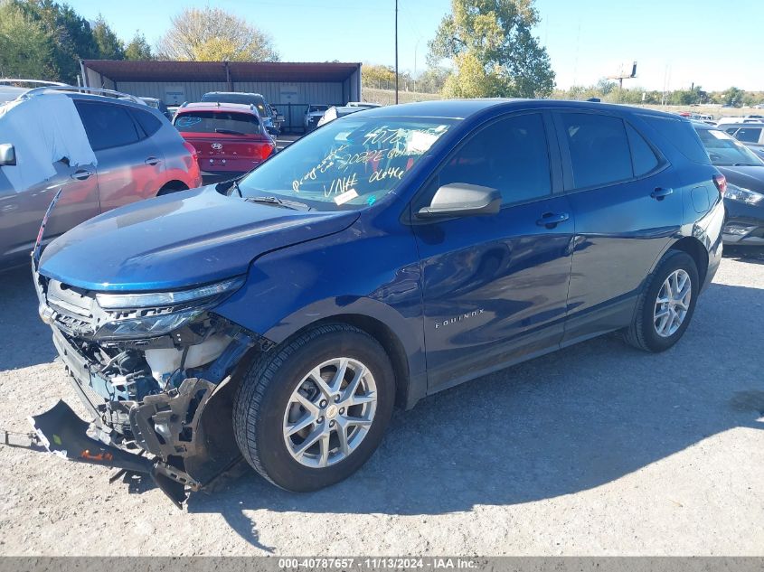 2022 Chevrolet Equinox Fwd Ls VIN: 3GNAXHEV4NS170646 Lot: 40787657