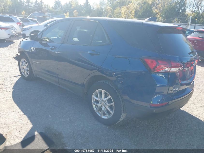 2022 Chevrolet Equinox Fwd Ls VIN: 3GNAXHEV4NS170646 Lot: 40787657