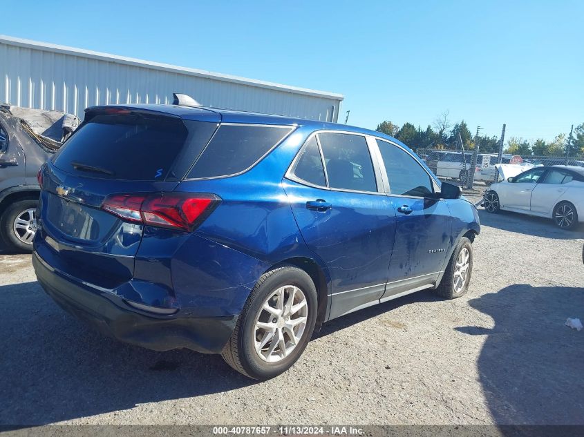 2022 Chevrolet Equinox Fwd Ls VIN: 3GNAXHEV4NS170646 Lot: 40787657