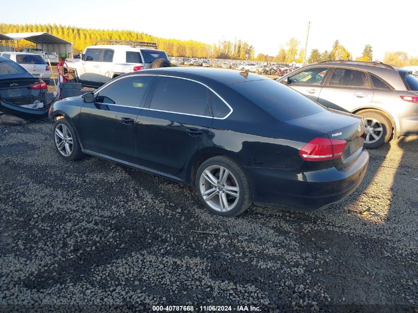 2014 VOLKSWAGEN PASSAT 2.0L TDI SE - 1VWBN7A39EC065069