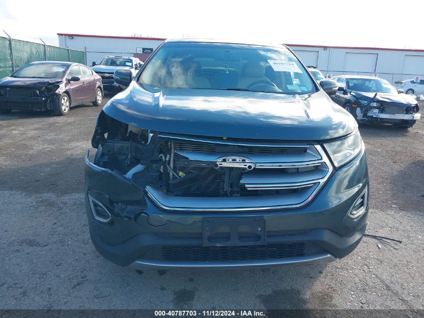 2015 Ford Edge Sel VIN: 2FMTK4J92FBB88437 Lot: 40787703