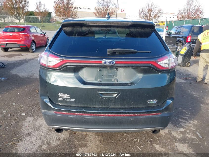 2015 Ford Edge Sel VIN: 2FMTK4J92FBB88437 Lot: 40787703