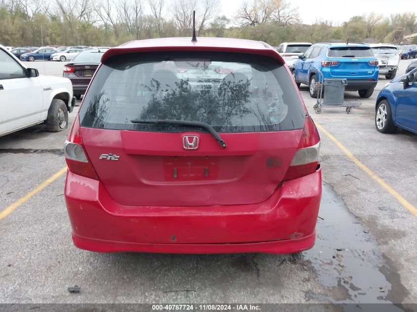 2007 Honda Fit VIN: JHMJD38627S009583 Lot: 40787724