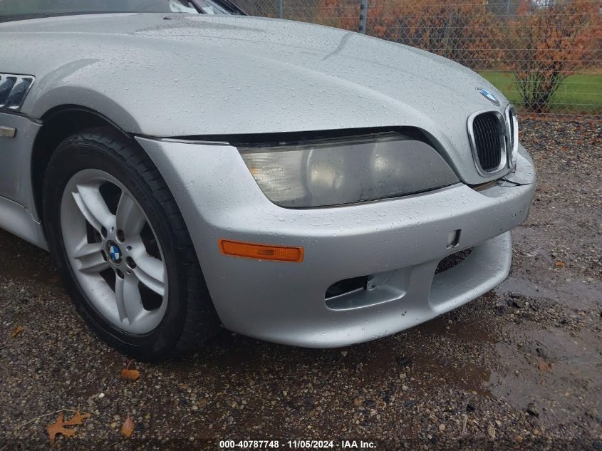 2001 BMW Z3 2.5I VIN: WBACN33461LK48099 Lot: 40787748