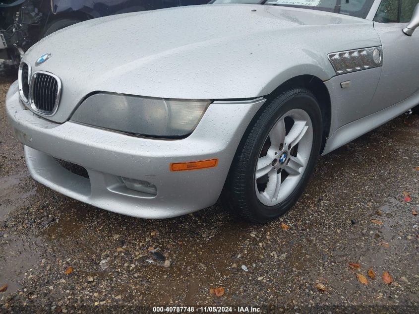 2001 BMW Z3 2.5I VIN: WBACN33461LK48099 Lot: 40787748