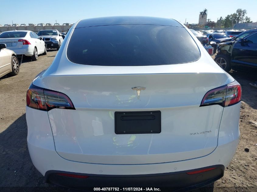 2021 Tesla Model Y Long Range Dual Motor All-Wheel Drive VIN: 5YJYGDEE6MF098324 Lot: 40787752