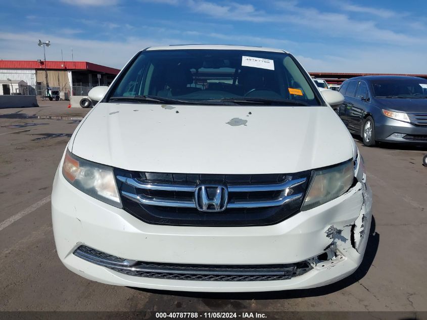 2014 Honda Odyssey Ex-L VIN: 5FNRL5H66EB010447 Lot: 40787788