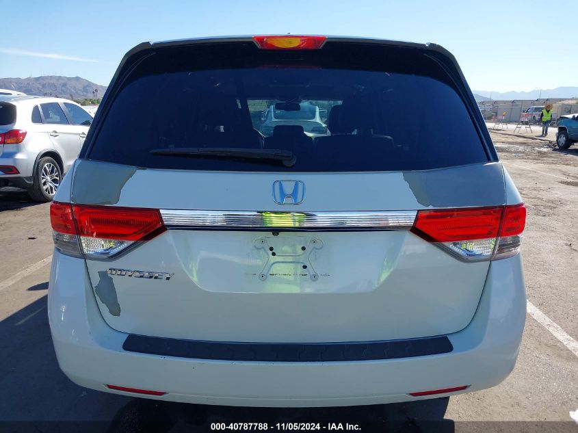 2014 Honda Odyssey Ex-L VIN: 5FNRL5H66EB010447 Lot: 40787788