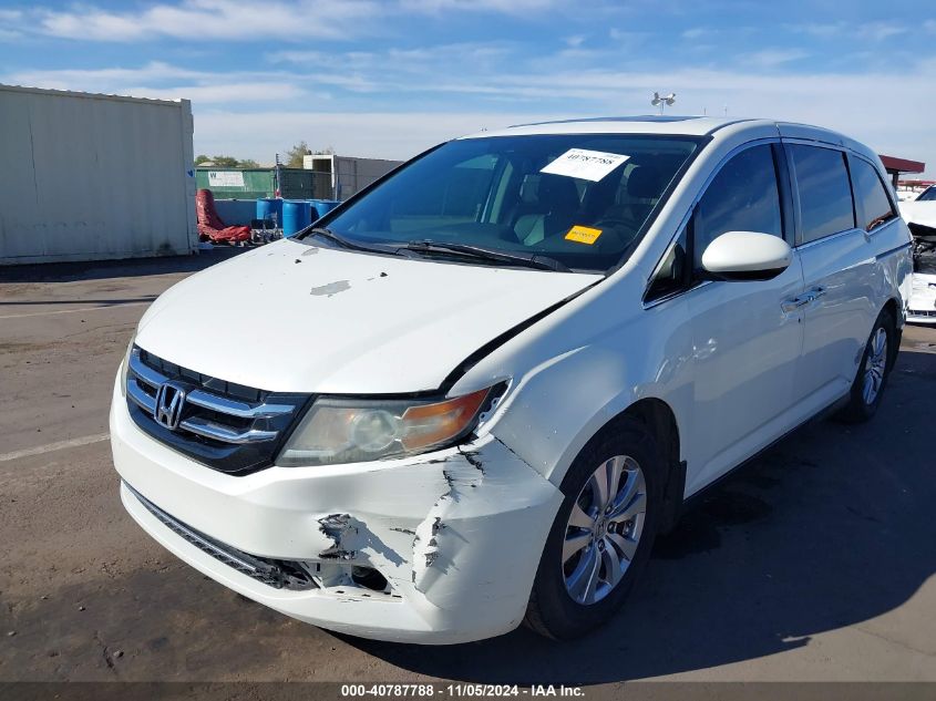 2014 Honda Odyssey Ex-L VIN: 5FNRL5H66EB010447 Lot: 40787788