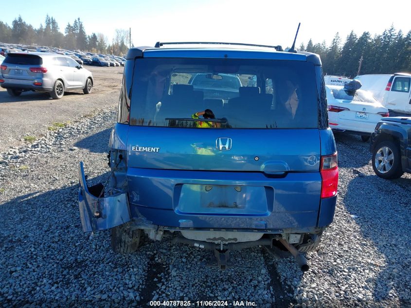 2007 Honda Element Ex VIN: 5J6YH28757L005299 Lot: 40787825