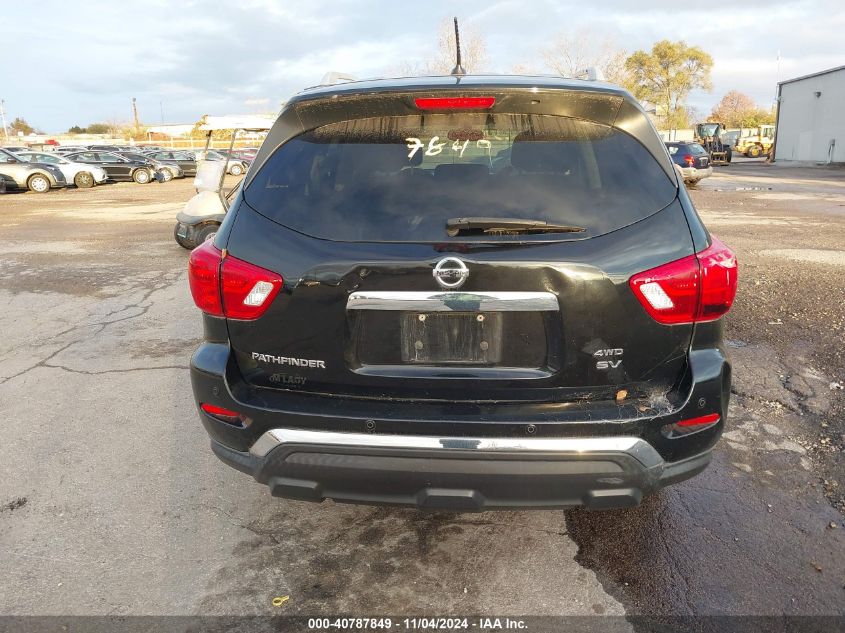 VIN 5N1DR2MMXJC625887 2018 NISSAN PATHFINDER SV