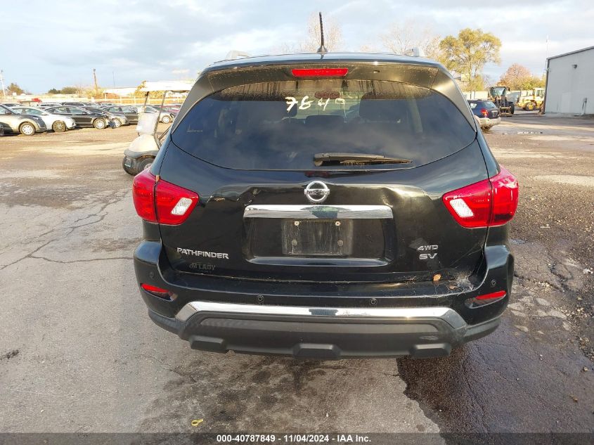 2018 Nissan Pathfinder Sv VIN: 5N1DR2MMXJC625887 Lot: 40787849