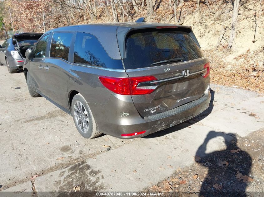 VIN 5FNRL6H73NB050564 2022 Honda Odyssey, Ex-L no.3