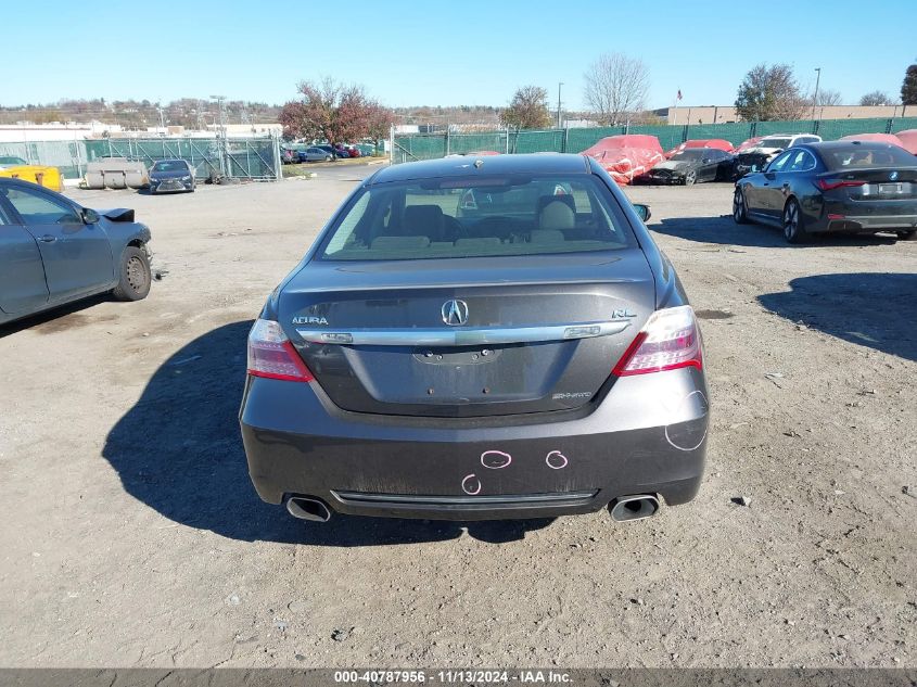 2010 Acura Rl 3.7 VIN: JH4KB2F68AC001163 Lot: 40787956