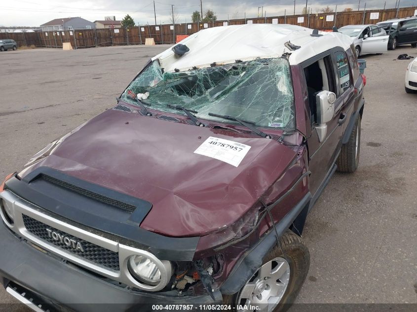 2007 Toyota Fj Cruiser VIN: JTEBU11F070041272 Lot: 40787957