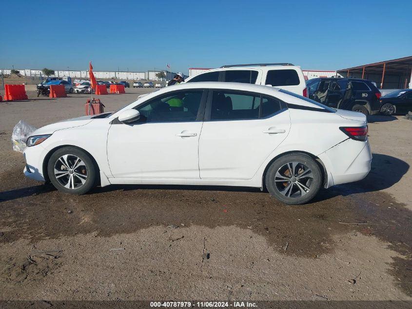 2020 Nissan Sentra Sv Xtronic Cvt VIN: 3N1AB8CV8LY295575 Lot: 40787979