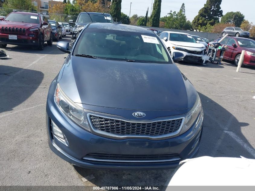 2014 Kia Optima Hybrid Ex VIN: KNAGN4AD8E5068742 Lot: 40787986