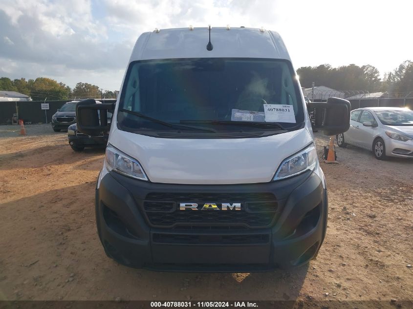 2023 Ram Promaster 3500 Cargo Van High Roof 159 Wb Ext VIN: 3C6MRVJG7PE521130 Lot: 40788031