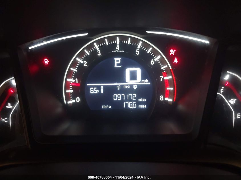 2018 Honda Civic Lx VIN: 19XFC2F5XJE011824 Lot: 40788054